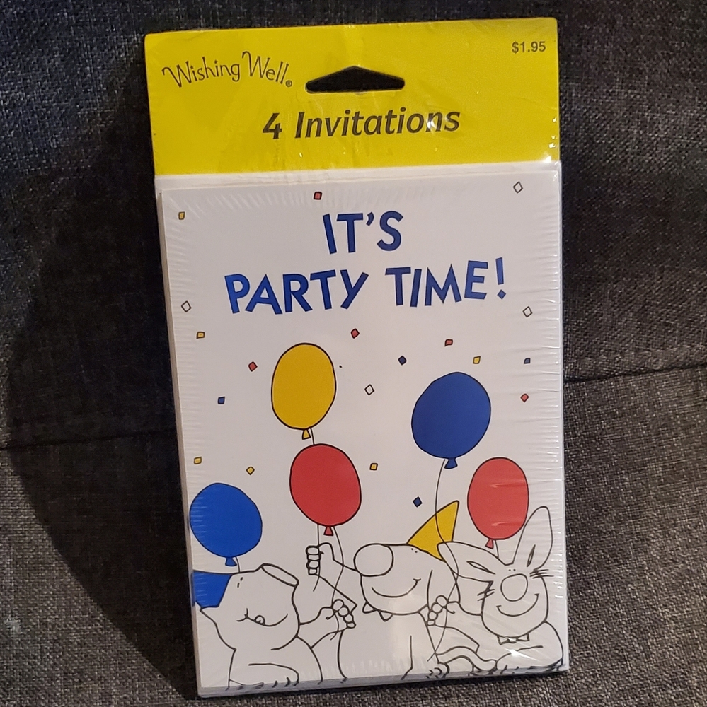 12/$30 BNWT  retro and vintage party inviattions